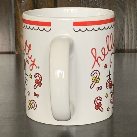Hello Kitty Candy Cane Christmas Mug - Picture 6 of 9
